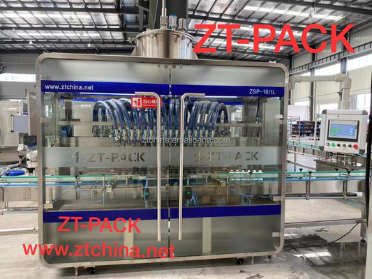 Automatic Nitrogen Type Cooking Olive Oil Palm Oil Bottle Filling Capping Machine 800ml
