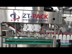 0.6-0.8mpa Disinfectant Filling Machine Servo High Viscosity Piston Filler